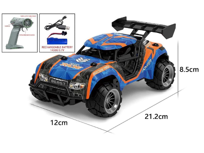 TEC-TOY Speed Racing R/C 1:18 - Blue/Orange
