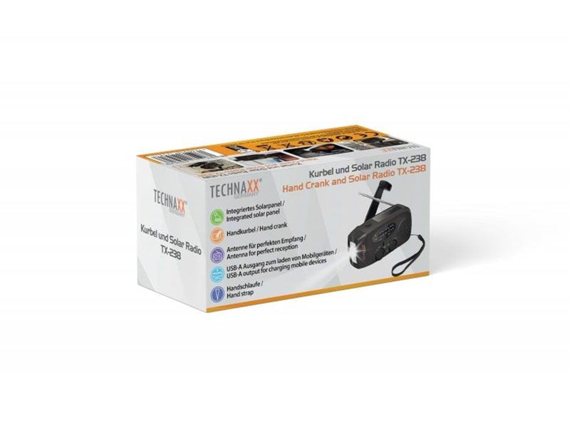 TECHNAXX TX-238 - Emergency Radio - AM/FM - Mono