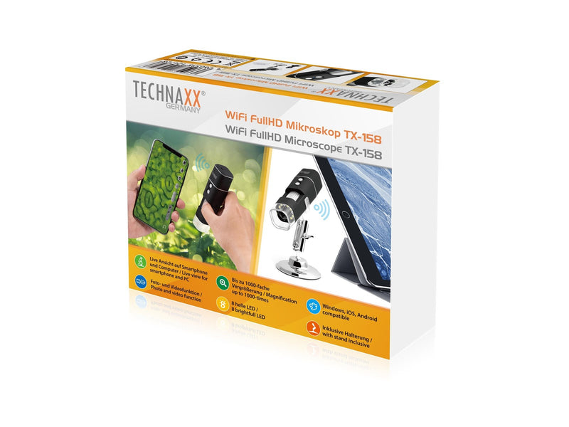 TECHNAXX WiFi Full HD Microscope TX-158