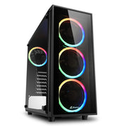 Sharkoon PC Gehäuse TG4 RGB ATX schwarz