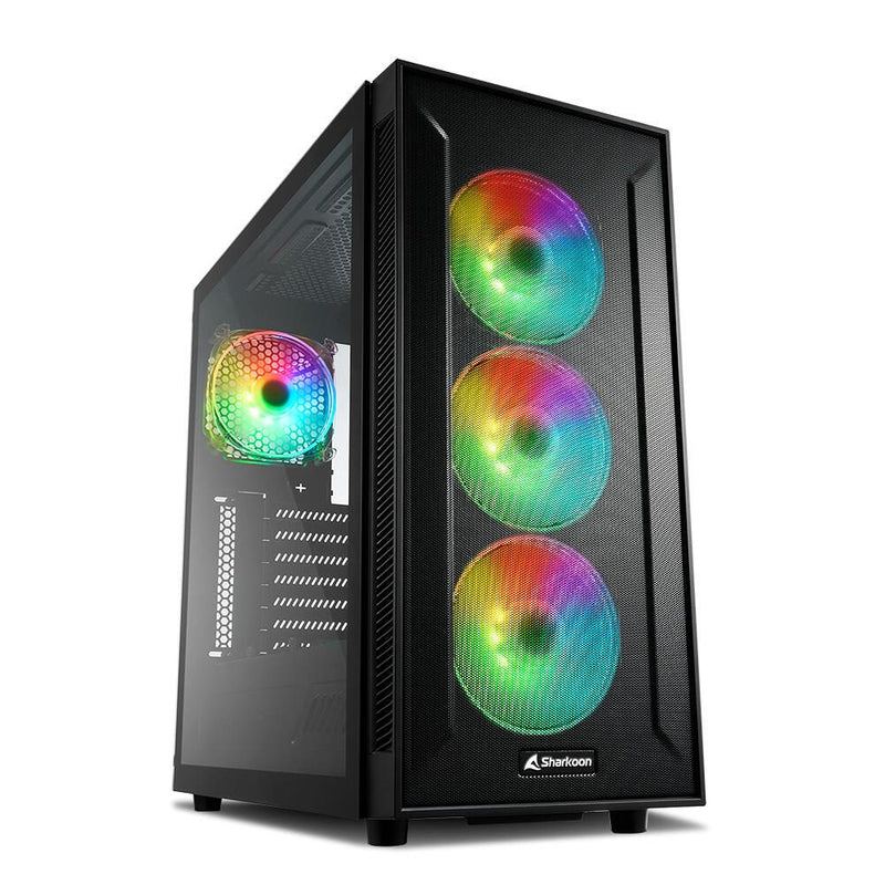 Sharkoon PC Gehäuse TG6M RGB ATX schwarz
