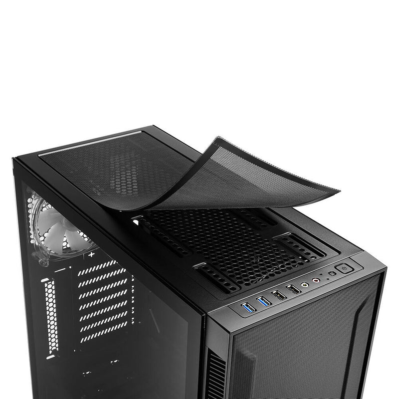 Sharkoon PC Gehäuse TG6M RGB ATX schwarz