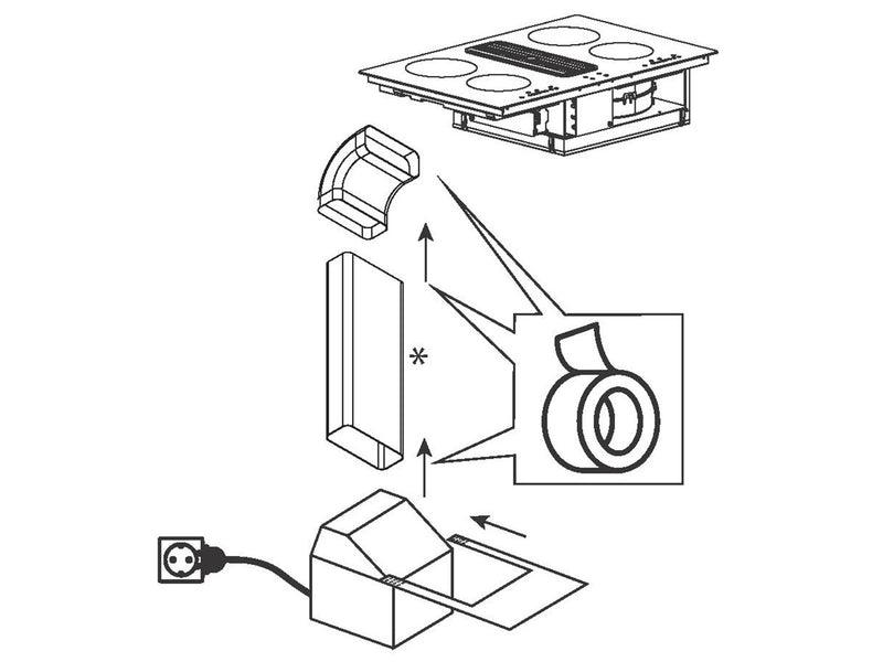 THERMEX  Recirculation kit 6 for Typhoon and Tornado