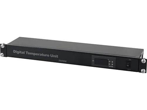 TOTEN 19" 1U digital temperature controller 2x fan conn