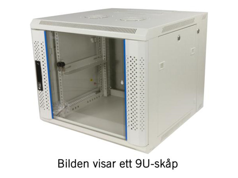 TOTEN System Z - 9U - Wall Mount Rack Cabinet