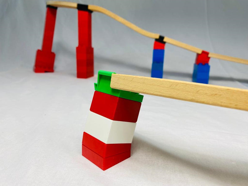 TOY2 Track Connector - Engineer Set incl. Slopes & Arches