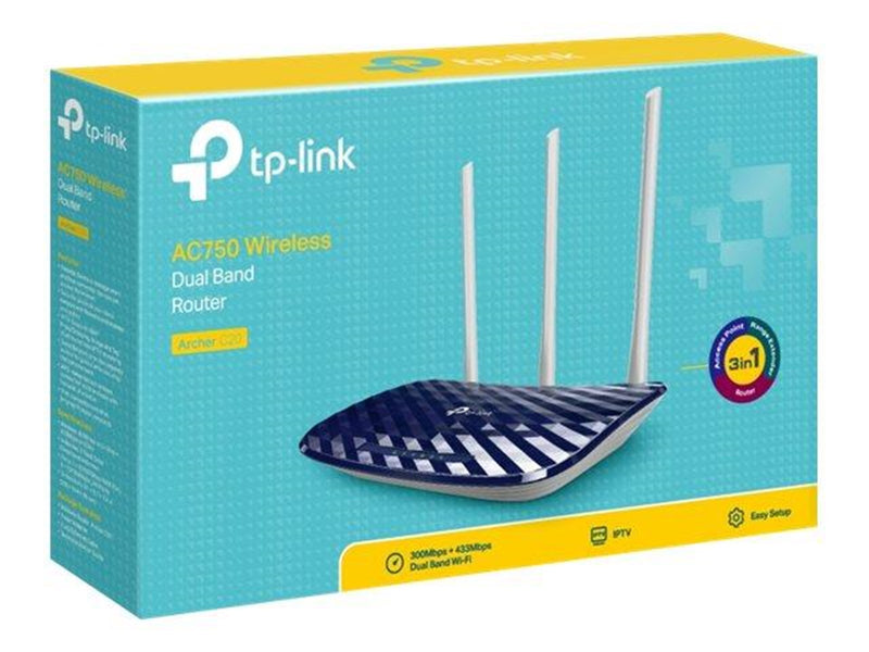 TP-Link Archer C20 AC750 Wireless Dual Band Router - Wireless router Wi-Fi 5