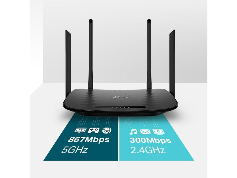 TP-Link Archer VR300 AC1200 Wireless VDSL/ADSL Modem Router - Wireless router Wi-Fi 5