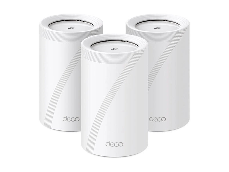 TP-Link Deco BE65 (BE9300) 3-Pack - Mesh router 802.11a/b/g/n/ac/ax/be (Wi-Fi 7)