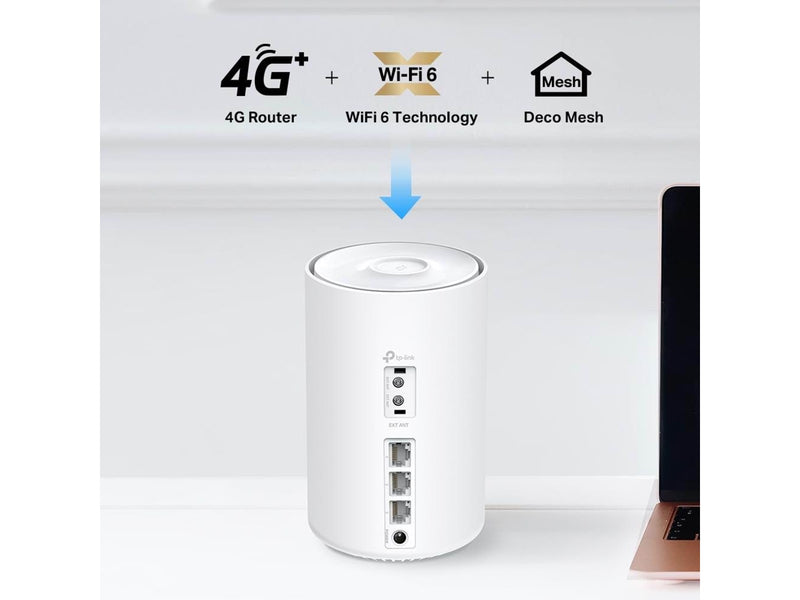 TP-Link Deco X50-4G 4G+ AX3000 Whole Home Mesh WiFi 6 Gateway (1-Pack) - Mesh router Wi-Fi 6