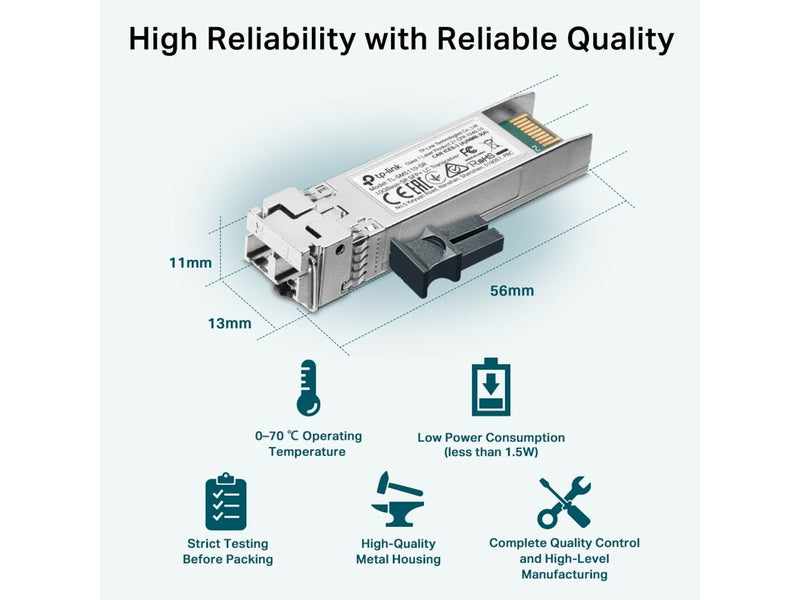 TP-Link SM5110-SR 10GBase-SR SFP+ LC Transceiver