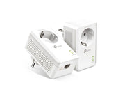 TP-Link TL-PA7017P KIT (2-pack) AV1000 Gigabit Passthrough Powerline Starter Kit Homeplugs