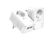 TP-Link TL-PA7027P KIT AV1000 2-Port Gigabit Passthrough Powerline Starter Kit Homeplugs
