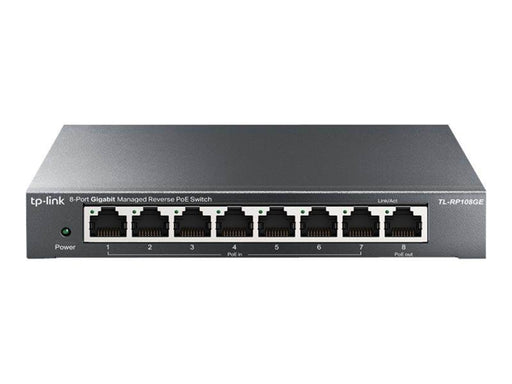TP-Link TL-RP108GE 8-Port Gigabit Managed Reverse PoE Switch