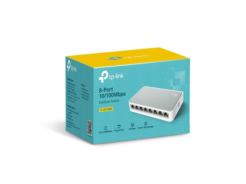 TP-Link TL-SF1008D 8-Port 10/100Mbps Desktop Switch