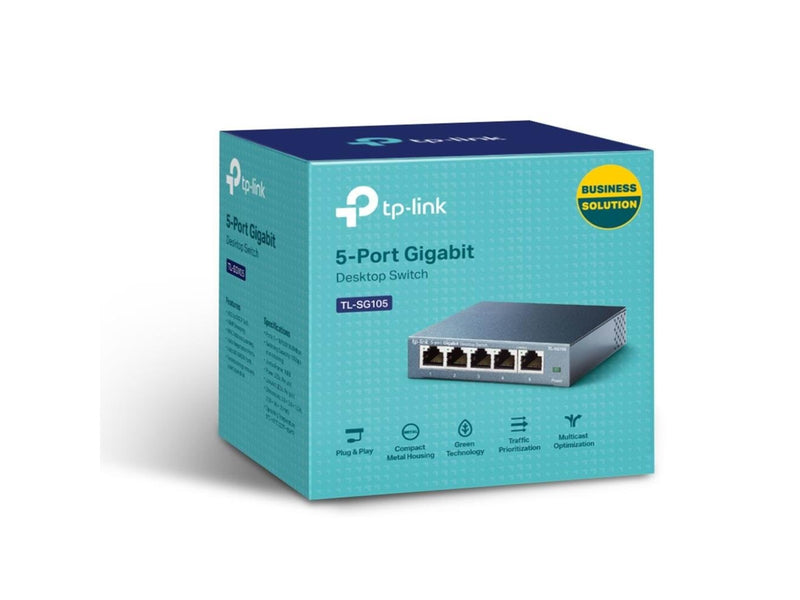 TP-Link TL-SG105 5-Port 10/100/1000Mbps Desktop Switch