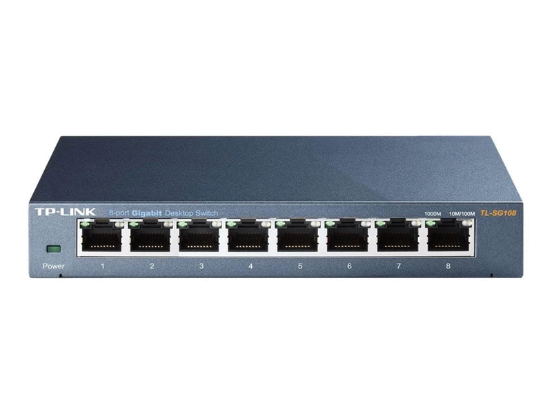 TP-Link TL-SG108 8-Port 10/100/1000Mbps Desktop Switch