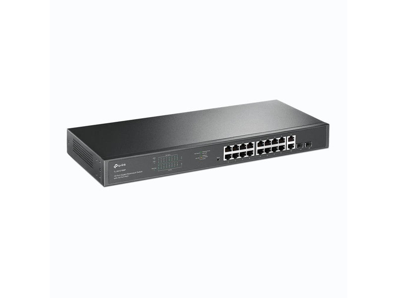 TP-Link TL-SG1218MP 18-Port Gigabit Rackmount Switch with 16 PoE+ (250W)