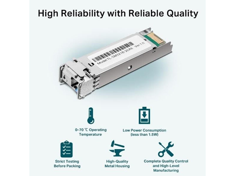 TP-Link TL-SM321B 1000Base-BX WDM Bi-Directional SFP Module