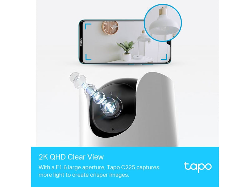 TP-Link Tapo C225 Pan/Tilt AI Home Security Wi-Fi Camera