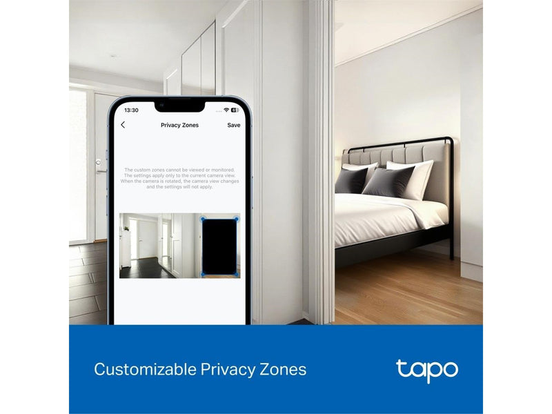 TP-Link Tapo C250 Schwenk-/Neige-AI-Heimsicherheits-Wi-Fi-Kamera