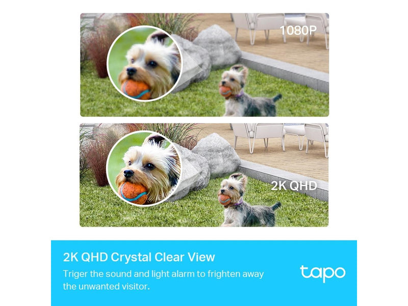 TP-Link Tapo C420S1 Smart Wire-Free Security Camera System (1-Camera System)