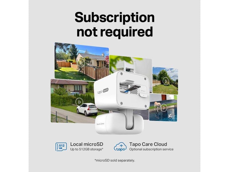 TP-Link Tapo C645D KIT Solarbetriebenes Dual-Objektiv-Schwenk-/Neige-Sicherheitskamera-Kit