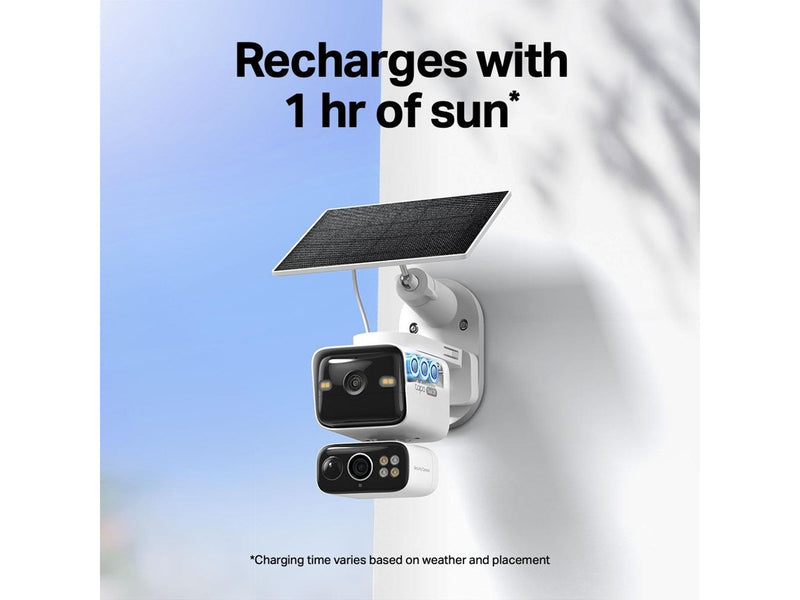TP-Link Tapo C645D KIT Solarbetriebenes Dual-Objektiv-Schwenk-/Neige-Sicherheitskamera-Kit