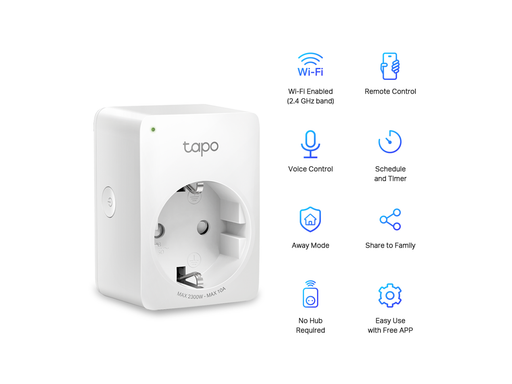 TP-Link Tapo P100 (1-pack) Mini Smart Wi-Fi Socket