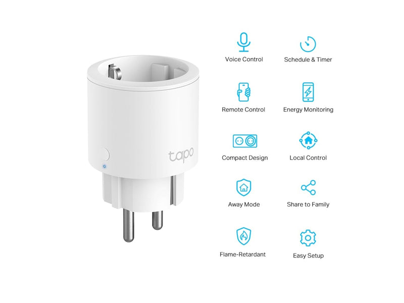TP-Link Tapo P115 Mini Smart Wi-Fi Socket Energy Monitoring (1-Pack)