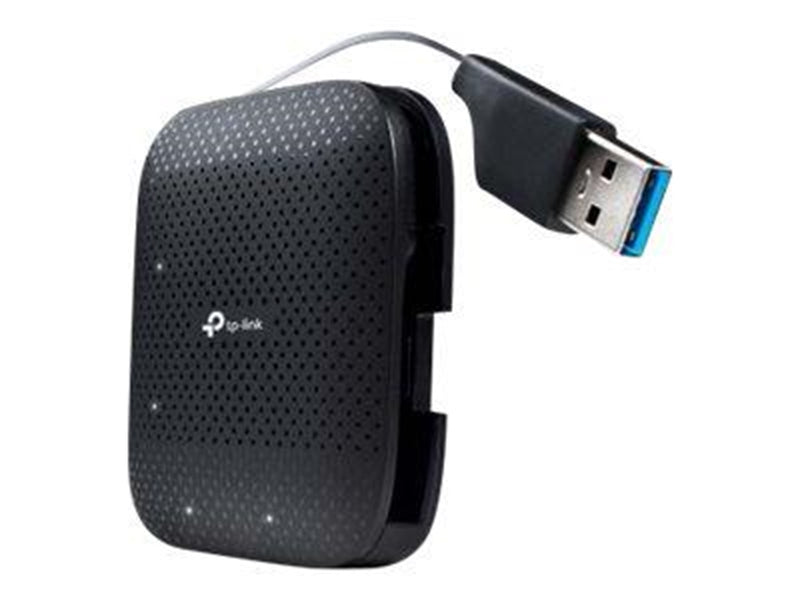 TP-Link UH400 USB 3.0 4-Port Portable Hub USB-Hubs - USB 3.0 - 4 - Schwarz