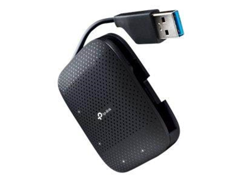TP-Link UH400 USB 3.0 4-Port Portable Hub USB-Hubs - USB 3.0 - 4 - Schwarz