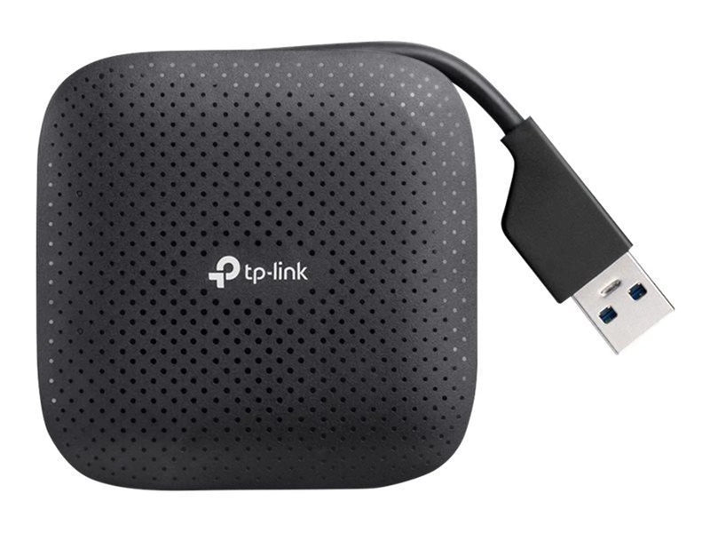 TP-Link UH400 USB 3.0 4-Port Portable Hub USB-Hubs - USB 3.0 - 4 - Schwarz