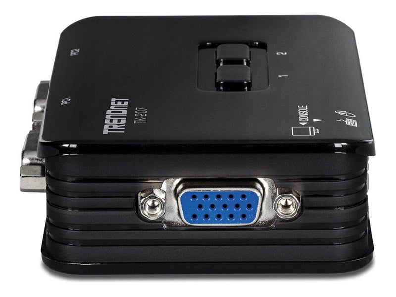 TRENDnet 2-Port USB KVM Switch / Kabel