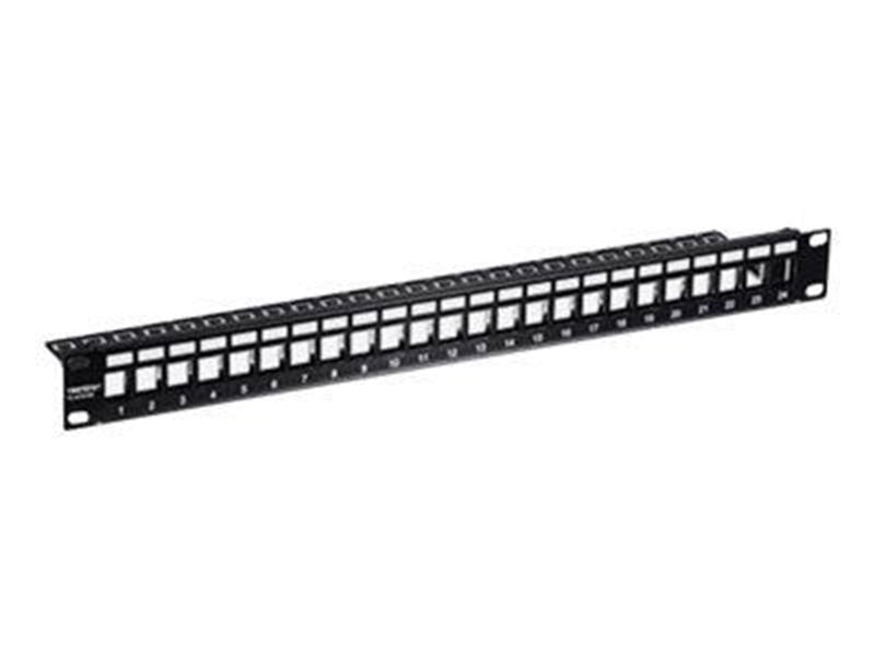 TRENDnet TC-KP24S - patch panel (blank) - 1U - 19"
