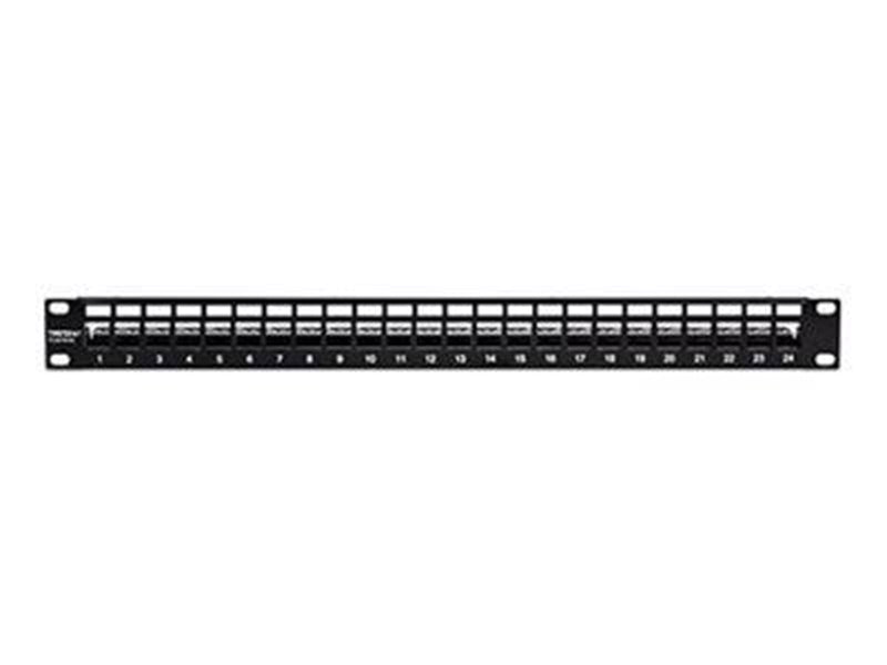 TRENDnet TC-KP24S - patch panel (blank) - 1U - 19"