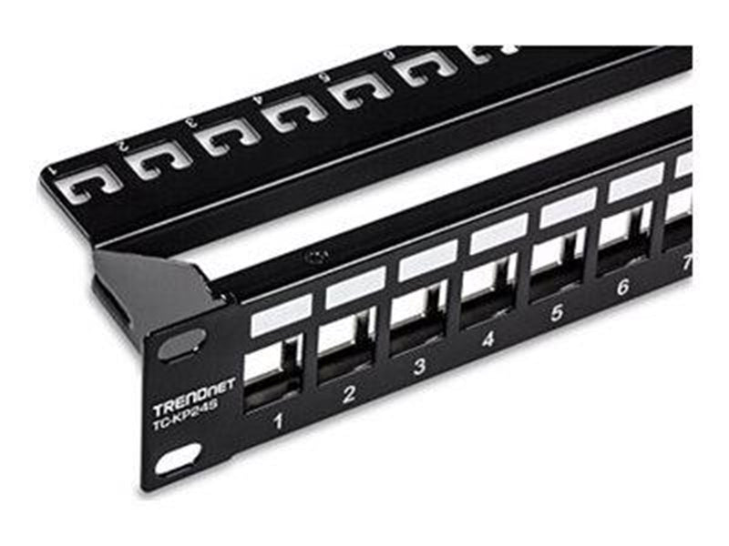 TRENDnet TC-KP24S - patch panel (blank) - 1U - 19"