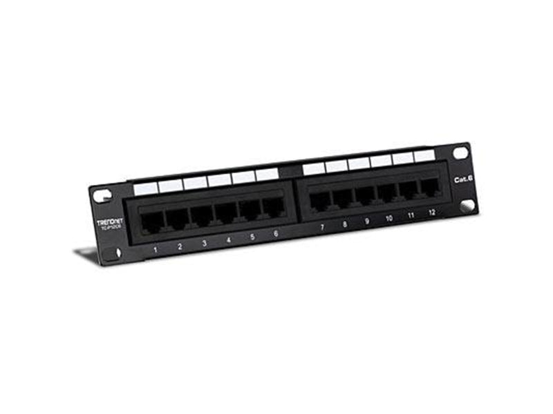 TRENDnet TC-P12C6 12-Port Cat. 6 Unshielded Patch Panel