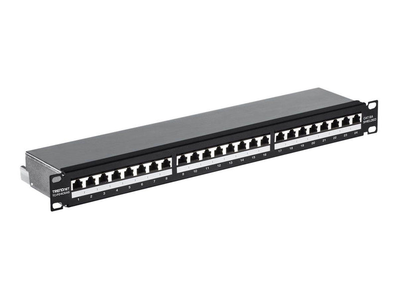 TRENDnet TC-P24C6AS 24-port Cat6A Shielded 1U Patch Panel