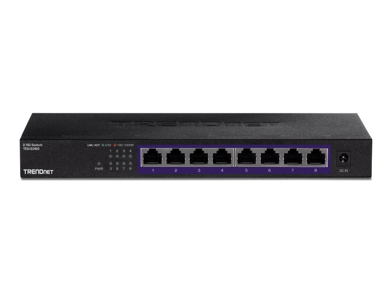 TRENDnet TEG-S380 8-Port Unmanaged 2.5G Switch