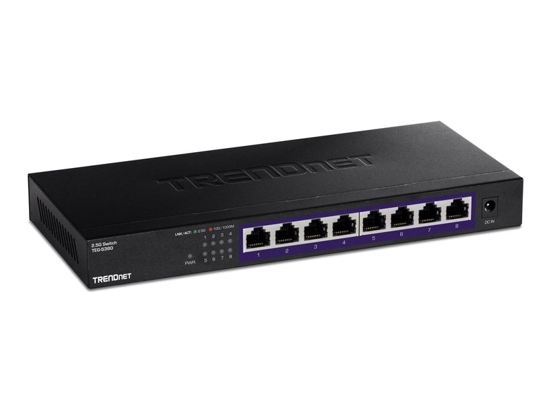 TRENDnet TEG-S380 8-Port Unmanaged 2.5G Switch