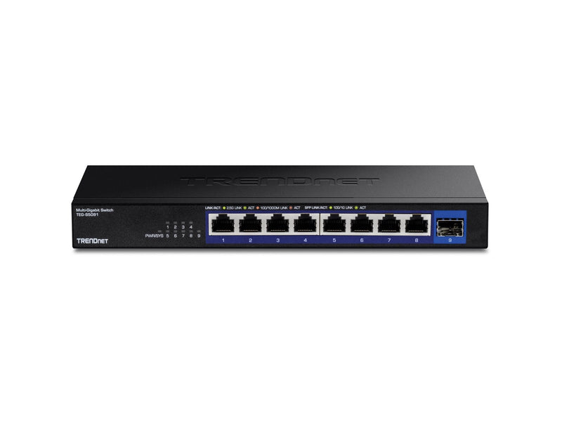 TRENDnet TEG-S5091 9-Port 2.5G Unmanaged Switch with 10G SFP+ Port