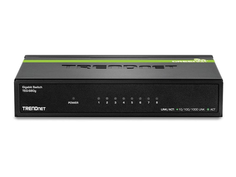 TRENDnet TEG-S80G 8-Port Gigabit GREENnet Switch