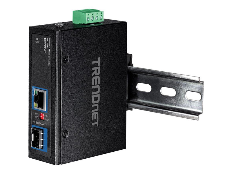 TRENDnet TI-F11SFP - media converter - 10Mb LAN 100Mb LAN GigE