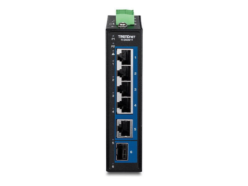 TRENDnet TI-G50611 - Version v1.0R - switch - industrial - 6 ports - TAA Compliant