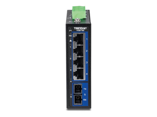 TRENDnet TI-G51SC - Version v1.0R - switch - industrial with multimode SC port - 5 ports - TAA Compliant