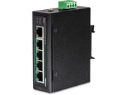 TRENDnet TI-PE50 5-Port Industrial Fast Ethernet PoE+ DIN-Rail Switch