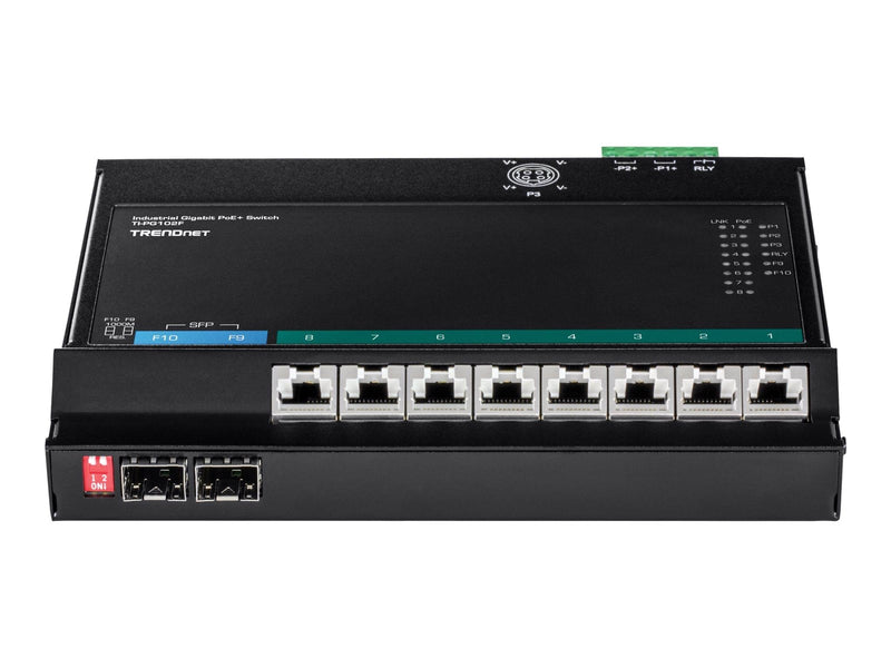 TRENDnet TI-PG102F - Industrial - switch - 10 ports