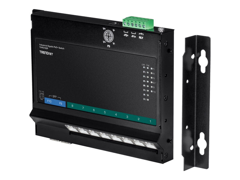 TRENDnet TI-PG102F - Industrial - switch - 10 ports