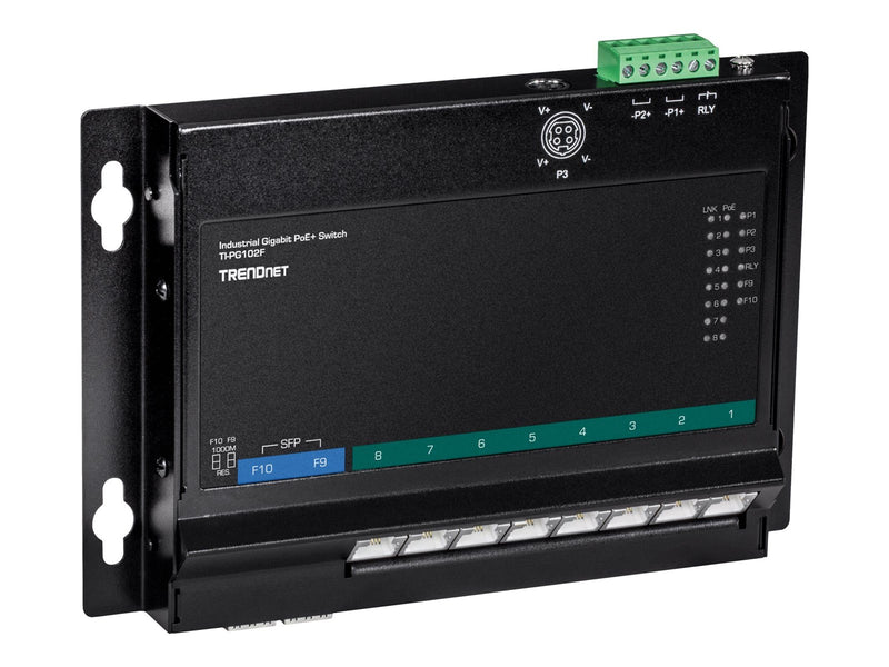 TRENDnet TI-PG102F - Industrial - switch - 10 ports